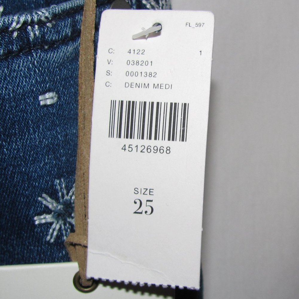 NWT Womens Anthropologie Pilcro & the Letterpress High Rise Bootcut Crop Jeans - Picture 6 of 14